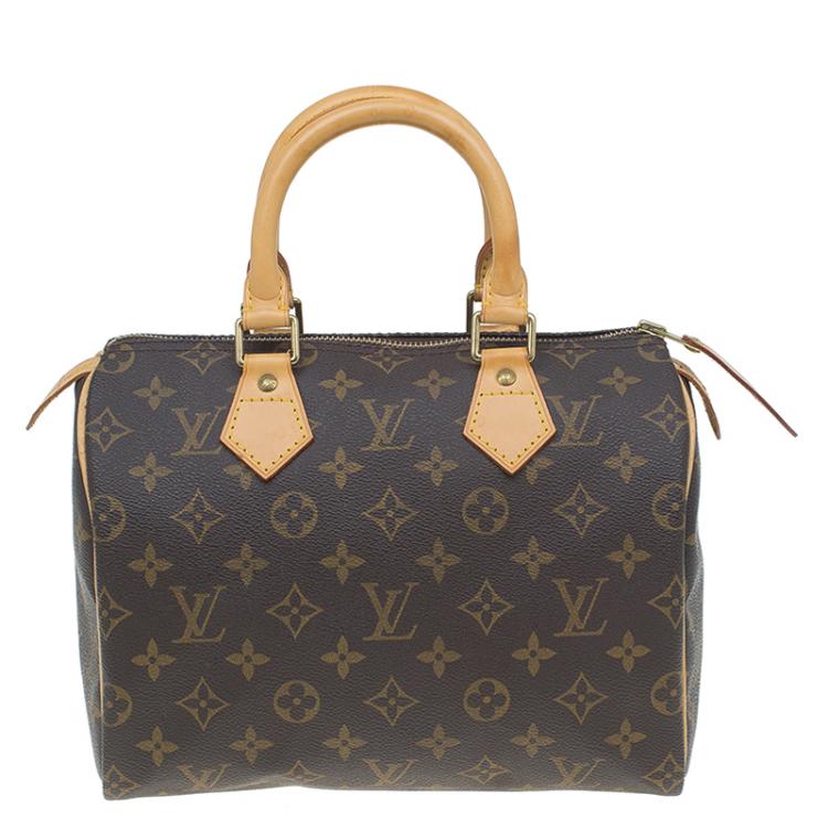 Pre Owned Louis Vuitton Monogram Canvas Speedy 25