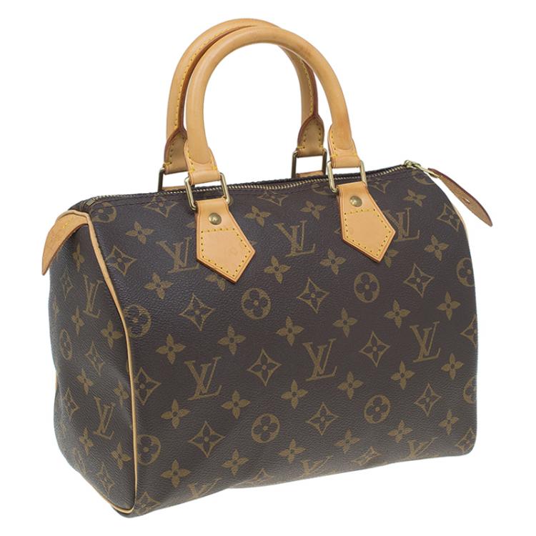 Pre Owned Louis Vuitton Monogram Canvas Speedy 25
