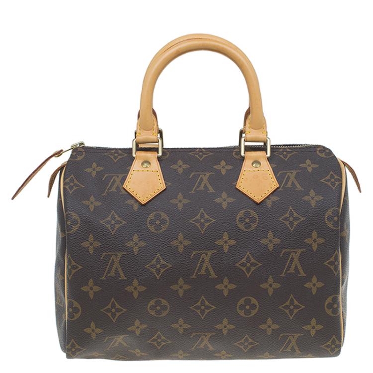 Pre Owned Louis Vuitton Monogram Canvas Speedy 25