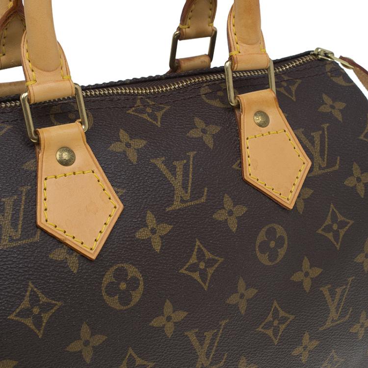Pre Owned Louis Vuitton Monogram Canvas Speedy 25