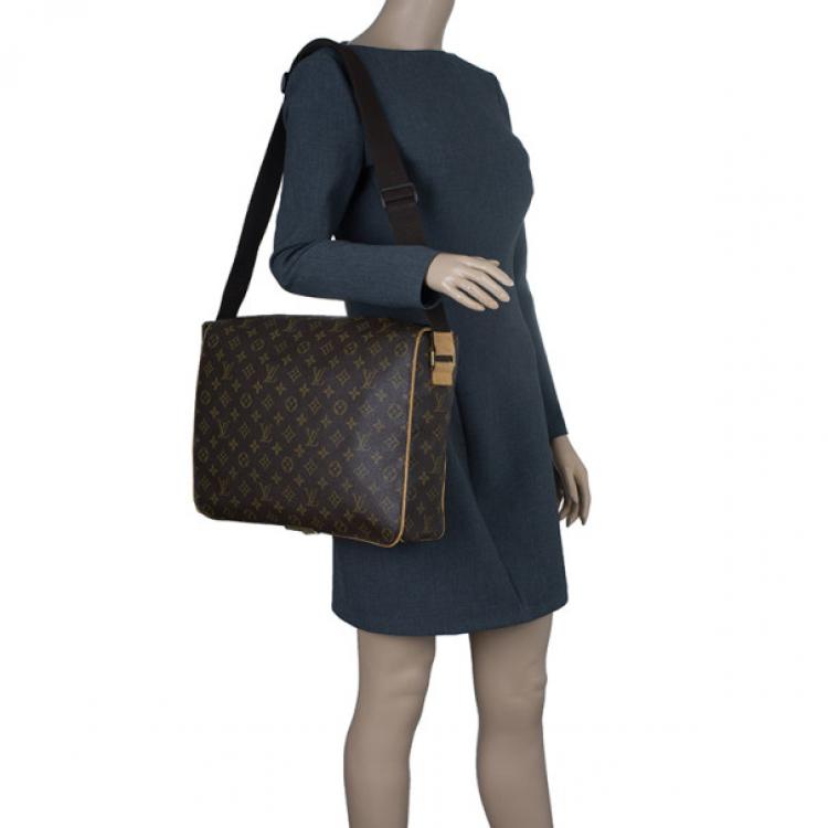 Pre Owned Louis Vuitton Monogram Canvas Abesses Messenger Bag