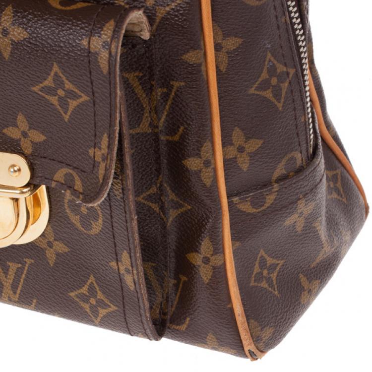 Pre Owned Louis Vuitton Monogram Canvas Manhattan GM Bag