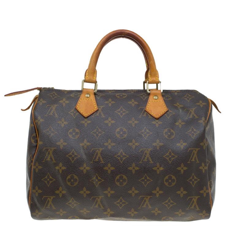 Pre Owned Louis Vuitton Monogram Canvas Speedy 30 Bag
