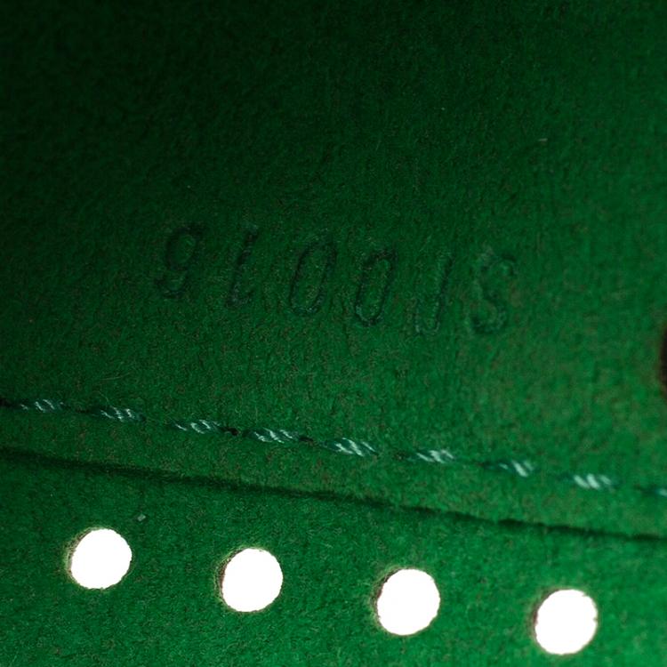Pre Owned Louis Vuitton Green Monogram Perforated Canvas Limited Edition Speedy 30 Bag