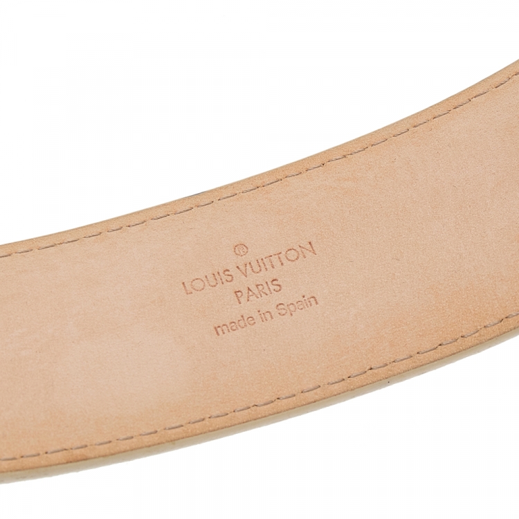 Pre Owned Louis Vuitton Damier Azur Pochette Solo Belt Bag