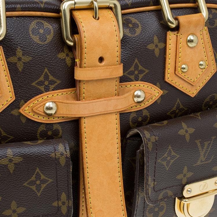 Pre Owned Louis Vuitton Monogram Canvas Manhattan GM Bag