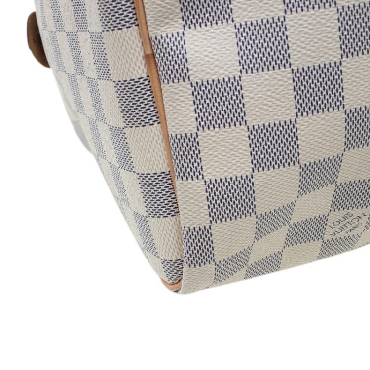 Pre Owned Louis Vuitton Damier Azur Canvas Speedy 30