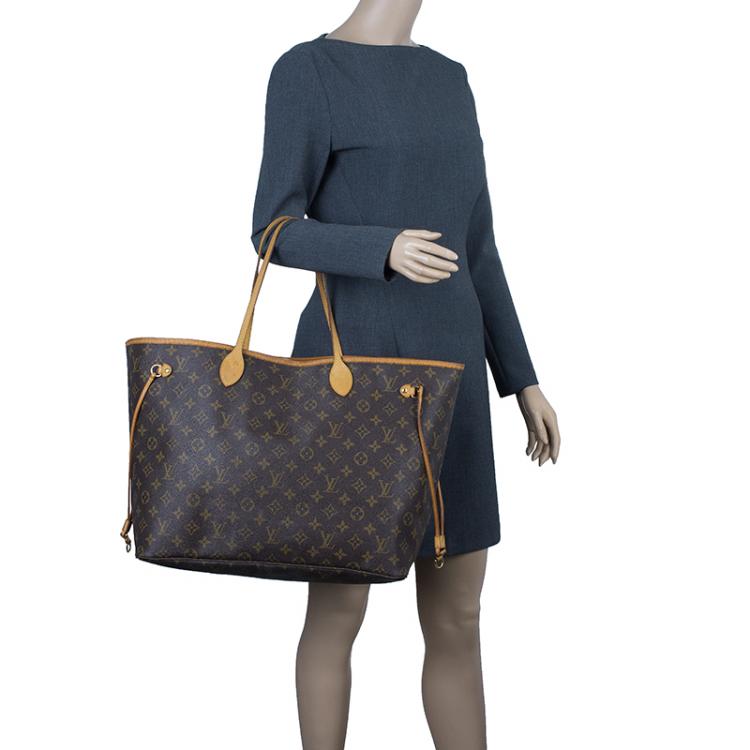 Louis Vuitton - Neverfull GM- Monogram Canvas - Beige - Women - Handbag - Luxury