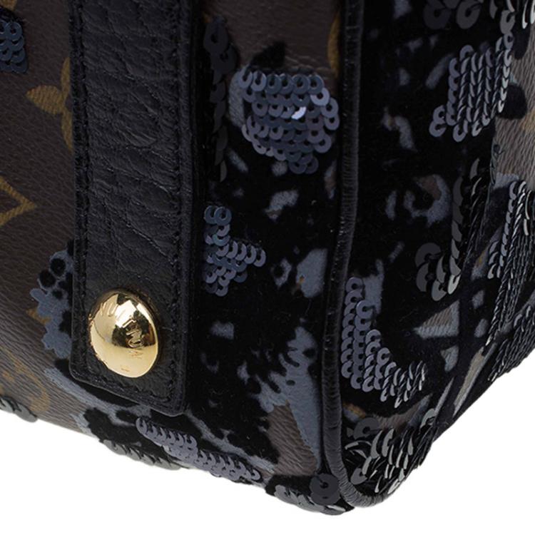 Pre Owned Louis Vuitton Monogram Canvas Limited Edition Fleur De Jais Speedy 30