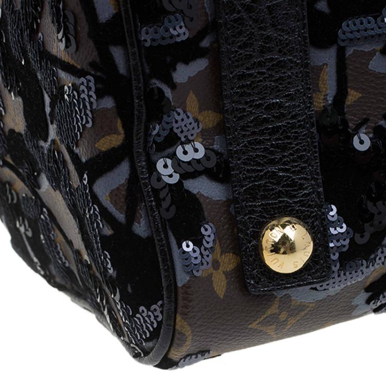 Pre Owned Louis Vuitton Monogram Canvas Limited Edition Fleur De Jais Speedy 30