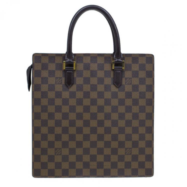 Pre Owned Louis Vuitton Damier Ebene Canvas Venice Tote