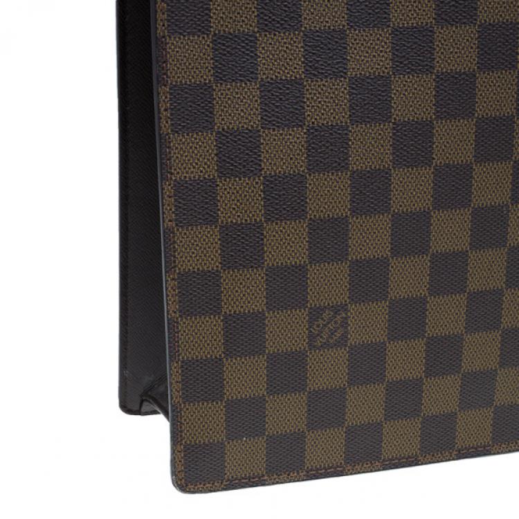 Pre Owned Louis Vuitton Damier Ebene Canvas Venice Tote