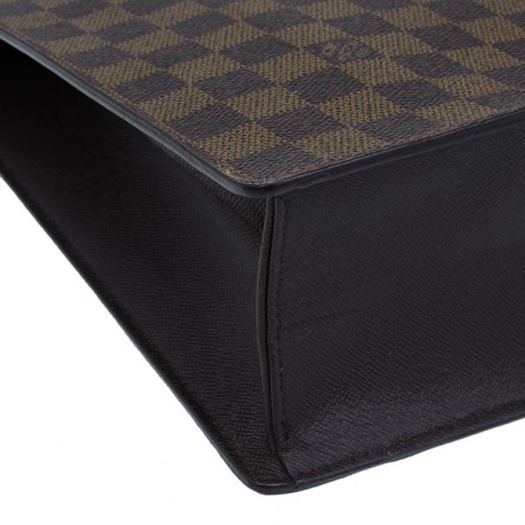 Pre Owned Louis Vuitton Damier Ebene Canvas Venice Tote