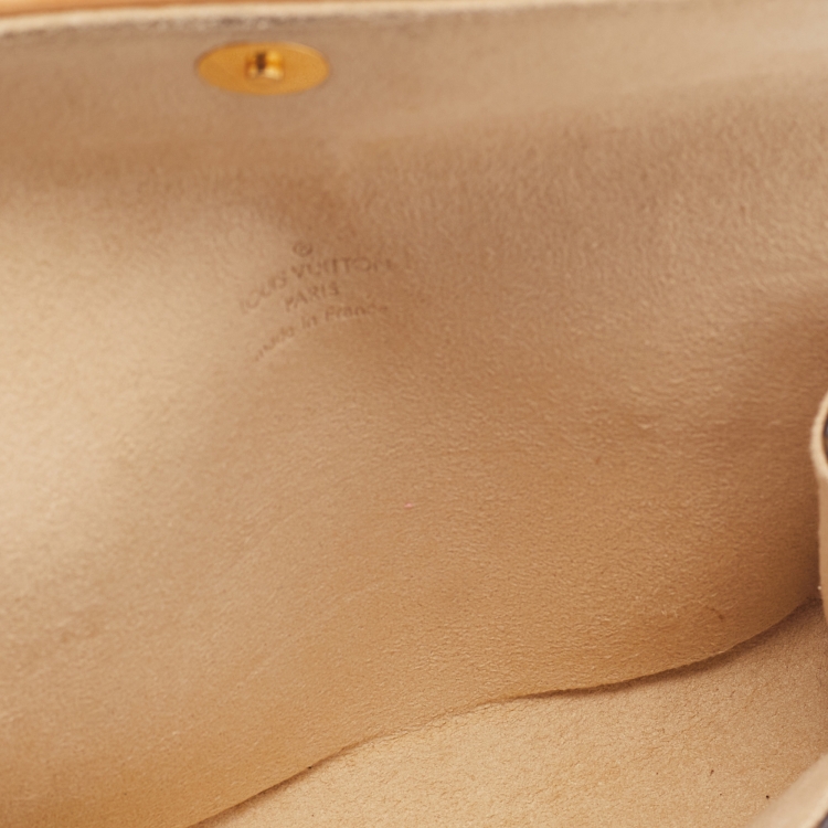 Pre Owned Louis Vuitton Brown Monogram Coated Canvas Pochette Florentine Belt Bag