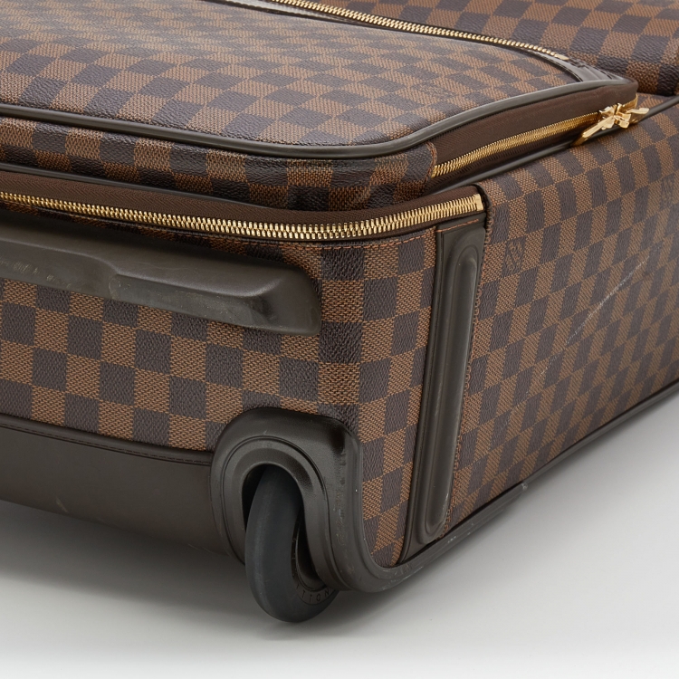 Pre Owned Louis Vuitton Damier Ebene Canvas Pegase Legere 55 Luggage