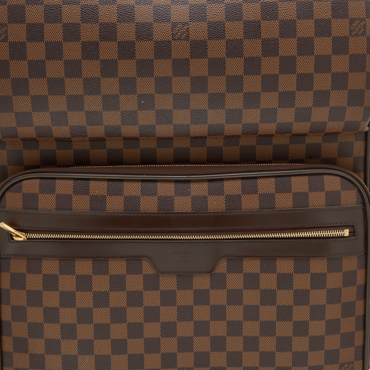 Pre Owned Louis Vuitton Damier Ebene Canvas Pegase Legere 55 Luggage