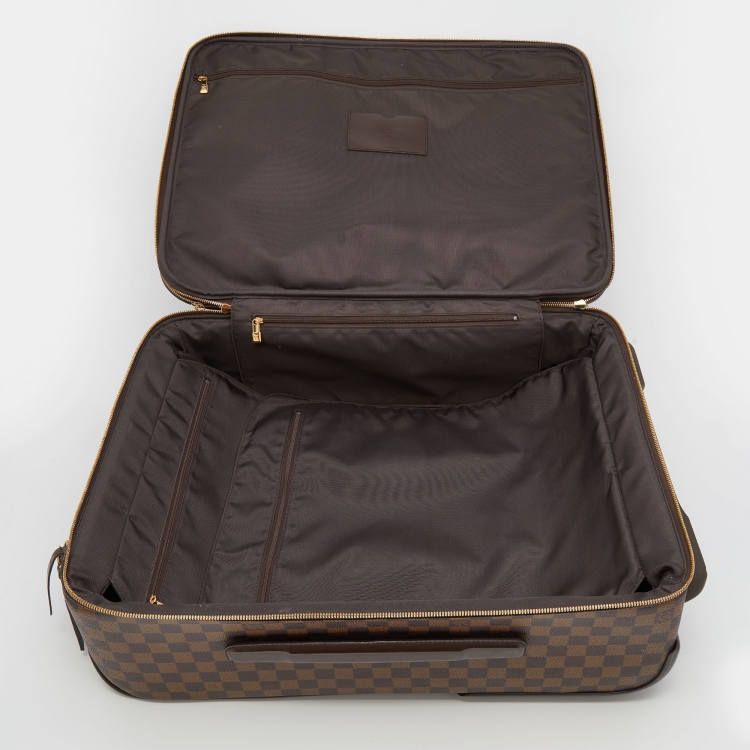 Pre Owned Louis Vuitton Damier Ebene Canvas Pegase Legere 55 Luggage