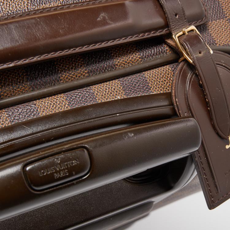 Pre Owned Louis Vuitton Damier Ebene Canvas Pegase Legere 55 Luggage