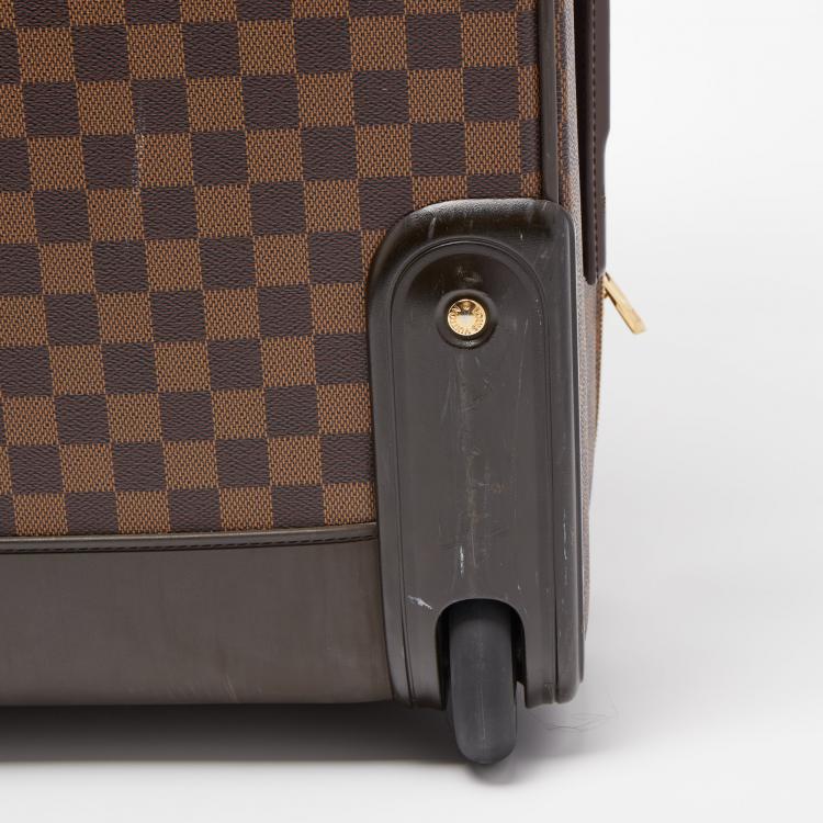 Pre Owned Louis Vuitton Damier Ebene Canvas Pegase Legere 55 Luggage
