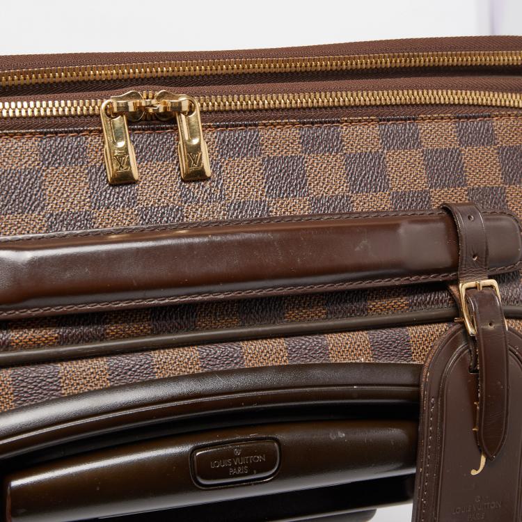 Pre Owned Louis Vuitton Damier Ebene Canvas Pegase Legere 55 Luggage