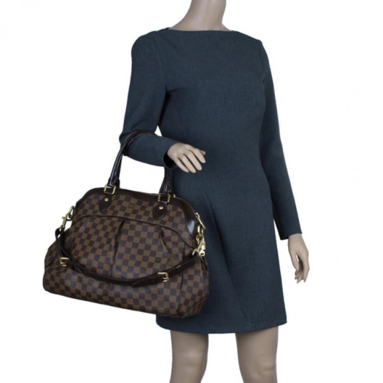Louis Vuitton Brown Leather Trevi Shoulder Strap - Yoogi's Closet