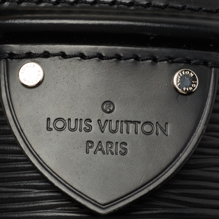 Pre Owned Louis Vuitton Black Epi Leather Cannes Vanity Case Bag