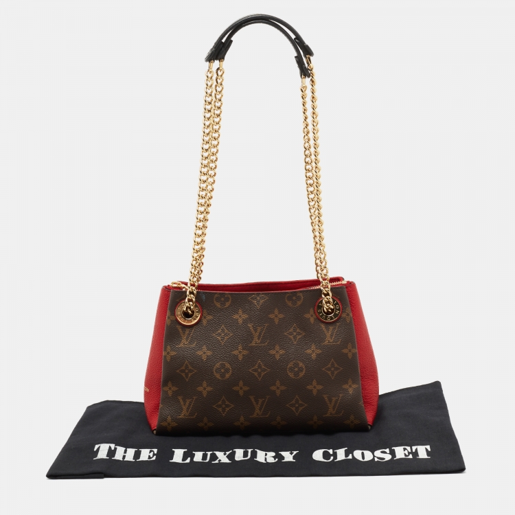 Pre Owned Louis Vuitton Cerise Monogram Canvas BB Surene Bag