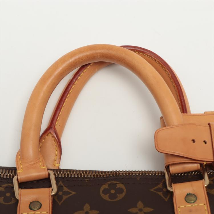 Pre Owned Louis Vuitton Brown Monogram Canvas Keepall 45 Bag