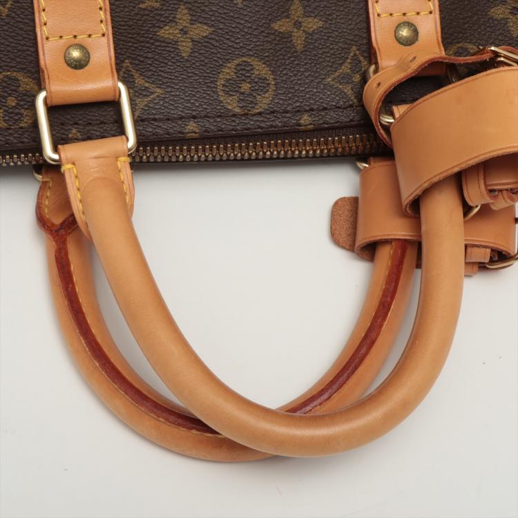 Pre Owned Louis Vuitton Brown Monogram Canvas Keepall 45 Bag