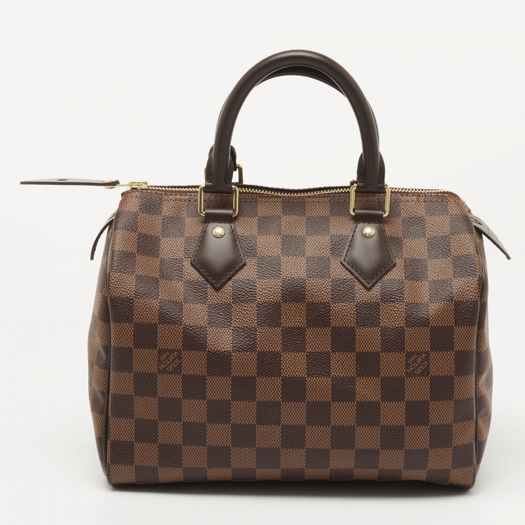 مملوكة مسبقًا Louis Vuitton Damier Ebene Canvas Speedy 25 Bag