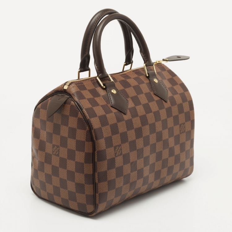 مملوكة مسبقًا Louis Vuitton Damier Ebene Canvas Speedy 25 Bag