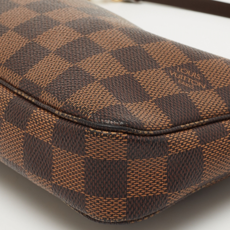 Pre Owned Louis Vuitton Damier Ebene Canvas Pochette Accessoires