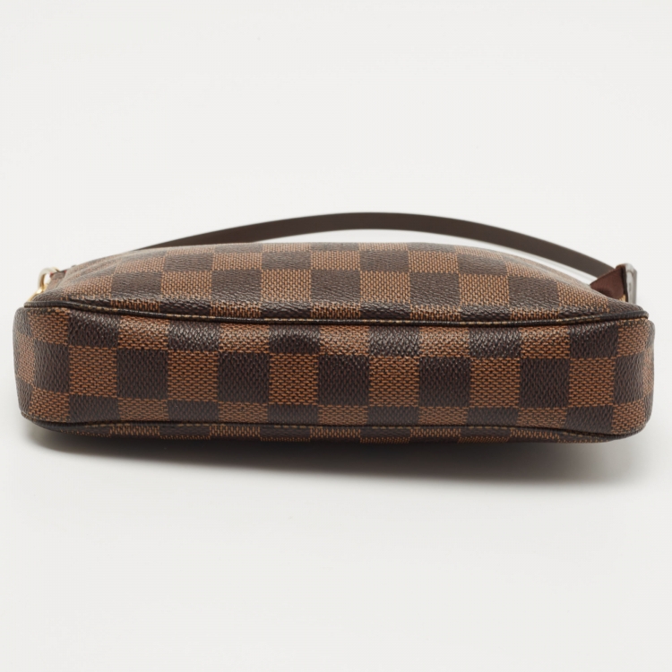 Pre Owned Louis Vuitton Damier Ebene Canvas Pochette Accessoires