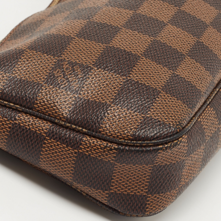 Pre Owned Louis Vuitton Damier Ebene Canvas Pochette Accessoires