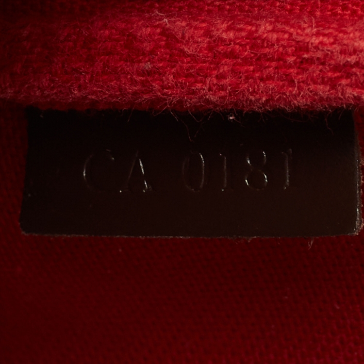 Pre Owned Louis Vuitton Damier Ebene Canvas Pochette Accessoires