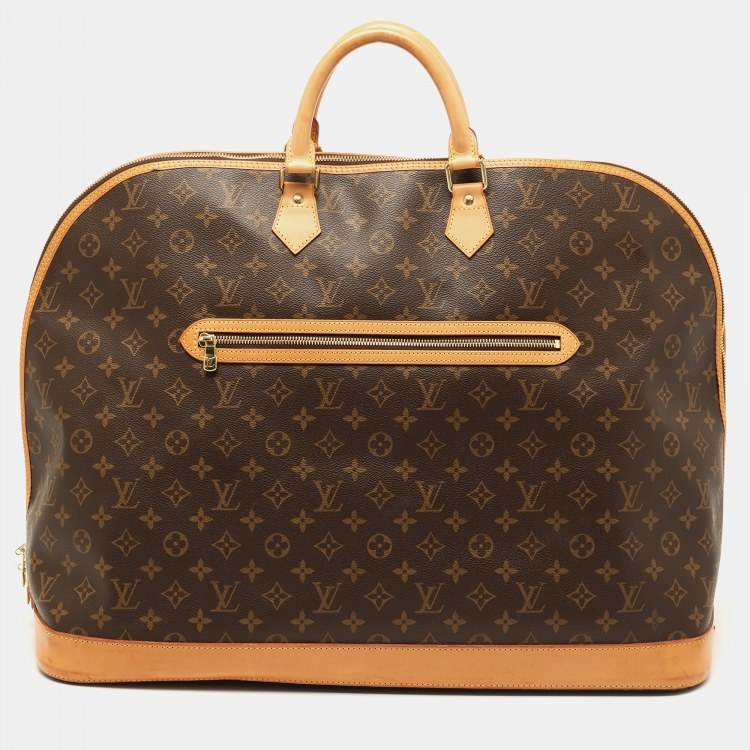 Louis Vuitton Monogram Alma Voyage Gm Travel Xl Brown Travel Bag