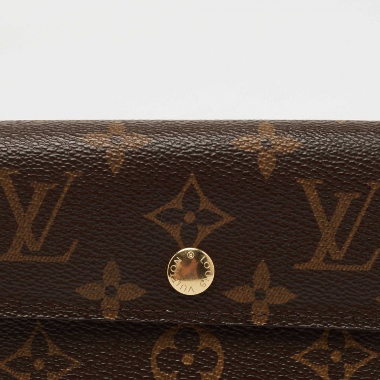Pre Owned Louis Vuitton Monogram Canvas Alexandra Wallet