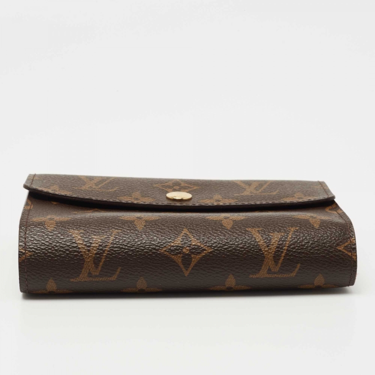 Pre Owned Louis Vuitton Monogram Canvas Alexandra Wallet