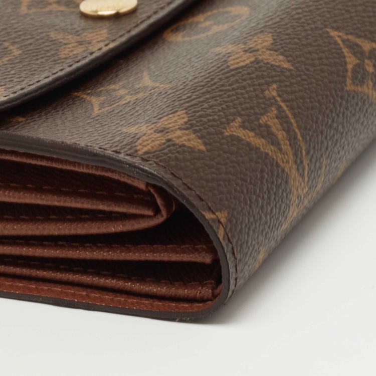 Pre Owned Louis Vuitton Monogram Canvas Alexandra Wallet