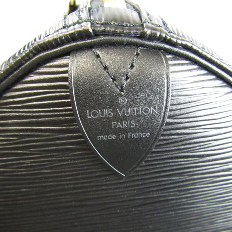 Pre Owned Louis Vuitton Black Epi Leather Keepall 55 Duffel Bag