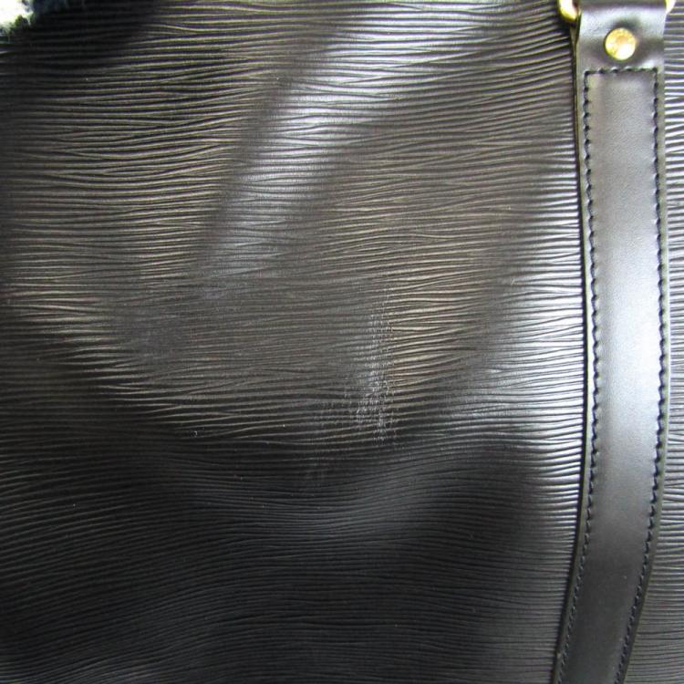 Pre Owned Louis Vuitton Black Epi Leather Keepall 55 Duffel Bag