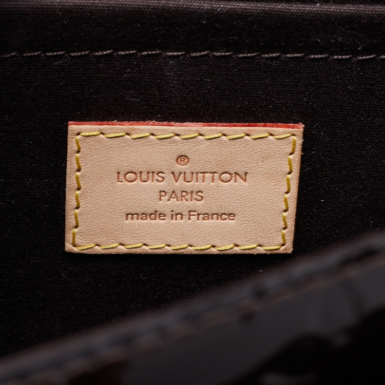 Pre Owned Louis Vuitton Amarante Monogram Vernis Mirada Bag