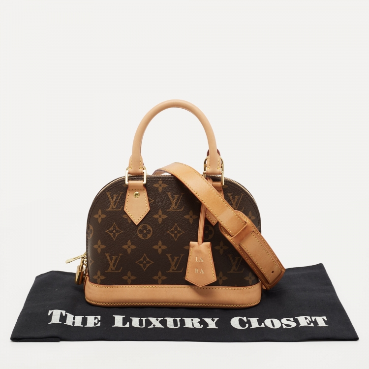 Pre Owned Louis Vuitton Monogram Canvas Alma BB Bag