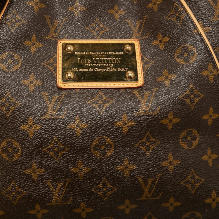 Pre Owned Louis Vuitton Monogram Canvas Galliera GM Bag