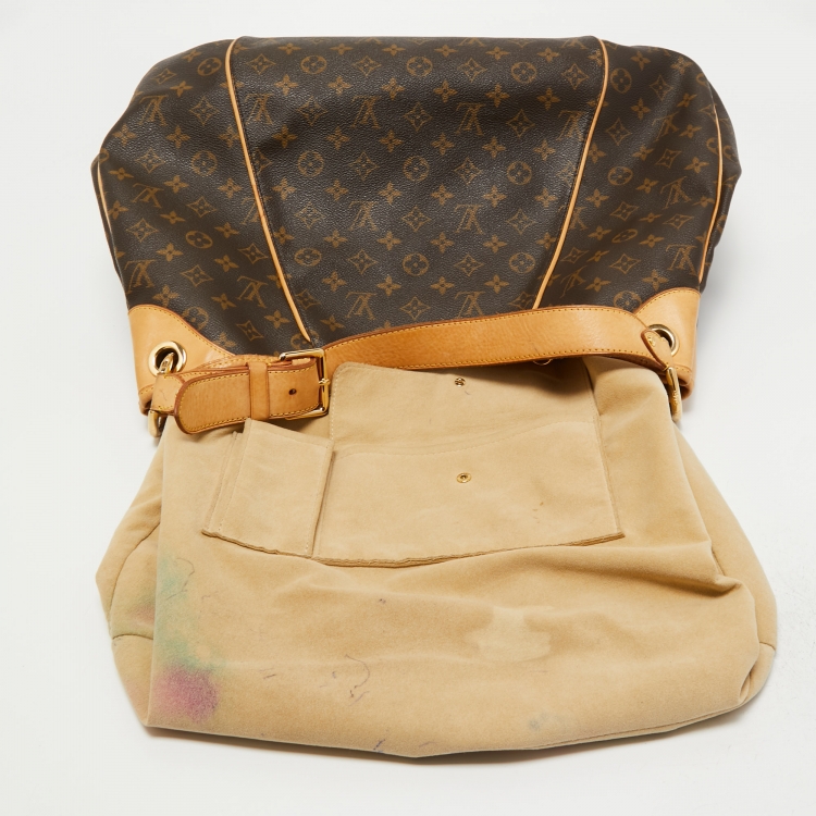 Pre Owned Louis Vuitton Monogram Canvas Galliera GM Bag