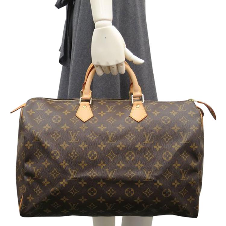 Pre Owned Louis Vuitton Monogram Canvas Speedy 40