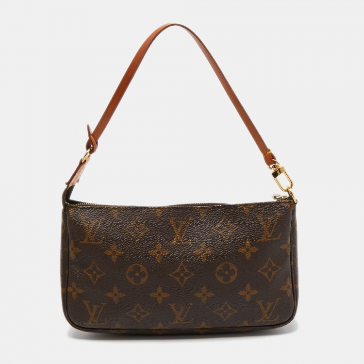 Pre Owned Louis Vuitton Monogram Canvas Pochette Accessoires Bag