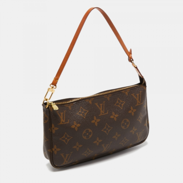 Pre Owned Louis Vuitton Monogram Canvas Pochette Accessoires Bag