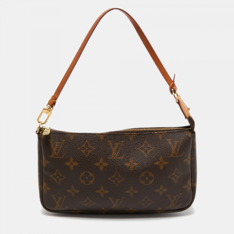 Pre Owned Louis Vuitton Monogram Canvas Pochette Accessoires Bag