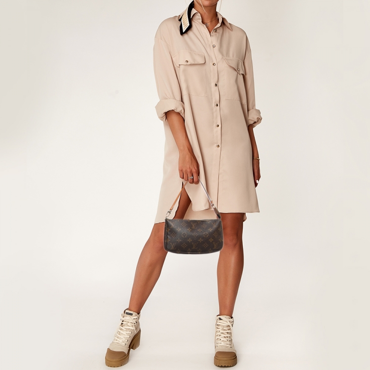 Louis Vuitton 2002 Pre-Owned Mini Pochette Accessoires Shoulder Bag - Brown  for Women